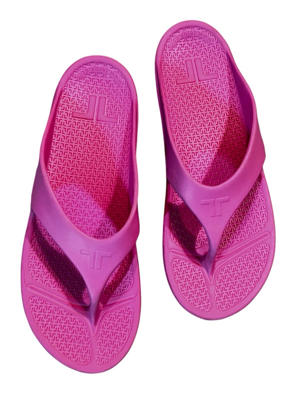 Telic  unisex Arch Support lightweight  Hot Pink Flip Flop Sandals -